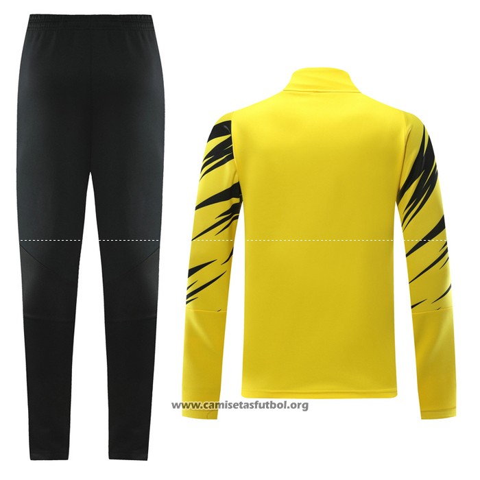 Chandal de Chaqueta del Borussia Dortmund 2020/2021 Amarillo